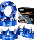 1.5 Inch Wheel Spacers Set Of 4 For 6x139.7mm Bolt Pattern hub-centric design with 12x1.5 studs, displayed with packaging