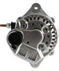 Heavy Duty 12 Volt Alternator Delivering 35 Amps With Internal Voltage Control For Lamborghini Tractor 6R Dt 2.5L 1973 To 1982, detailed front view.