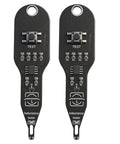 Two Pack Electronic Circuit Board Tester Inductance Detector For Quick Fault Detection With LED Indicators Precise Coil Testing Fault Isolation And Easy Troubleshooting For Techs And Hobbyists, black PCB tester pair