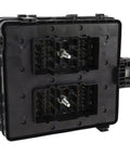 Genuine OEM Fuse Panel And Relay Junction Block For 2021 To 2022 Ford Super Duty 6.7L PowerStroke Diesel with connection points.