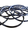 Top Nbr Vl Rotary Water Shaft Seal Gasket For Heavy Duty Industrial Hydraulics showing black nitrile rings stacked.