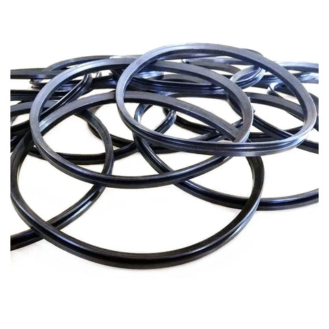 VL 1900 Heavy Duty NBR Rubber Water Seal Rotary Shaft Gasket Oil Proof Hydraulics Pumps solid fit industrial sealing washers stacked in a pile.