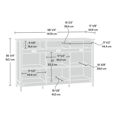 Master Level Craftsman Oak Storage Credenza With Spacious Cubbyholes For No Stress Organization Easy Room Setup Living Room Or Bedroom Sideboard To Keep Your Vibe Totally Fresh And Organized