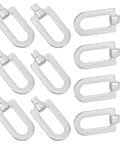 10 Piece Sheet Metal Puller Kit With 4mm Aluminum Rings For Auto Body Dent Repair Dent Puller Ring Set And Weld Tool Kit Durable Aluminum Pullers For Dents Creases And Panel Fixes, top view