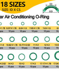 R134a AC O-ring gasket kit with 18 sizes for air conditioning