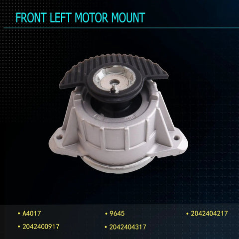 Front left motor mount for Heavy Duty Engine Motor Mount Kit For Mercedes Benz C Class RWD 2008 To 2015 C180 C200 C230 C250 C280 Turbo V6 L4