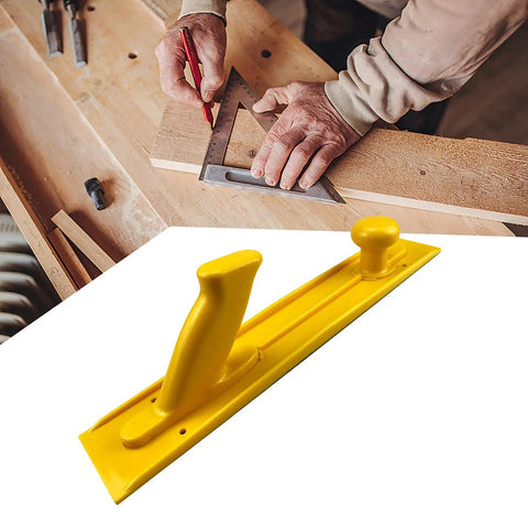 Heavy-Duty Push Block And Push Stick Set For Woodworking Tables And Router Tables, yellow handle, safe tool for precision cuts