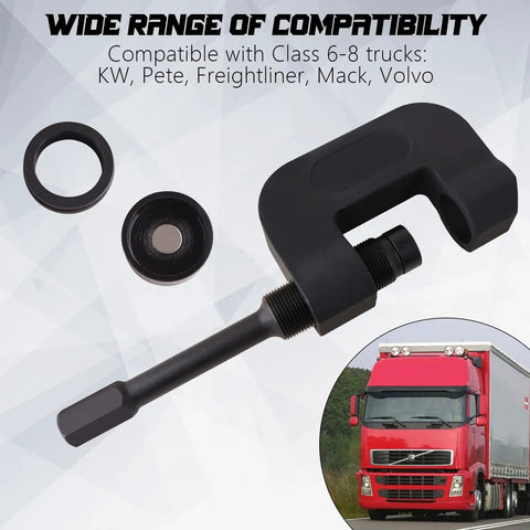 10 Ton Brake Anchor Pin Press Kit For Class 6 8 Semi Trucks And Trailers, Pro Grade Pin And Bushing Removal