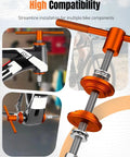 Heavy Duty Pro Grade Bicycle Headset Press Tool with Aluminum Alloy Construction and Anodized Finish for bike assembly
