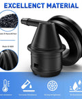 Gas Golf Cart Fuel Tank Vent Assembly With Insulator Grommet Repair Kit For Club Car DS 1992-2015 And Precedent 2004-2019