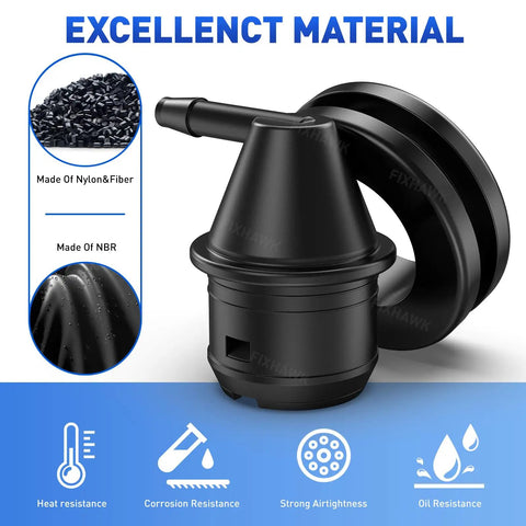 Gas Golf Cart Fuel Tank Vent Assembly With Insulator Grommet Repair Kit For Club Car DS 1992-2015 And Precedent 2004-2019