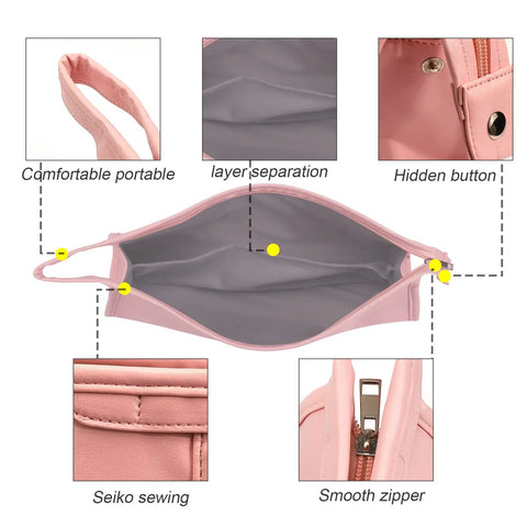 All In One Travel Case For Hair Gear Like Airwrap And Similar Dryers Waterproof Dustproof Shockproof Organizer details