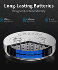 Bulletproof Cr2450 3V Lithium Coin Cell Batteries 6 Pack For Car Key Fobs Garage Door Openers Smoke Alarms And Security Gear, lithium button cell design.