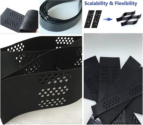 Heavy Duty Gravel Stabilizer Geogrid With Drainage Holes For Driveway And Garden 3x7m Floor Grate Grid, flexible polyethylene strips.