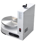 Pro Grade Cake Decorating Turntable With Smoothing Coating Machine For 6 To 14 Inch Cakes, AC110V, adjustable scraper visible