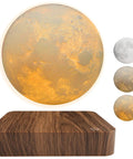 Levitating Moon Lamp With Magnetic Floating Spin, 3 Color Modes Night Light For Home Office Desk Decor, Bedroom Unique Lamp, Dope Tech Gad