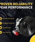 Power Steering Pump Replacement For Mercedes-Benz ML320 ML350 ML430 ML500 ML55 1998-2005 Beefed-Up Compatible