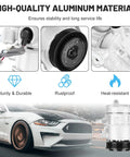 High-quality aluminum AC compressor with solid clutch assembly for Jeep Compass and Patriot, ensures durability and performance.