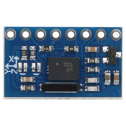 Nine Axis BNO055 Sensor Module With 3 Axis 12 Bit Accelerometer And 16 Bit Gyroscope Flexible Output For Accel Gyro And Magnetic Data Pro Grade Motion Sensor For Smartphones And Wearable Devices blue PCB sensor module