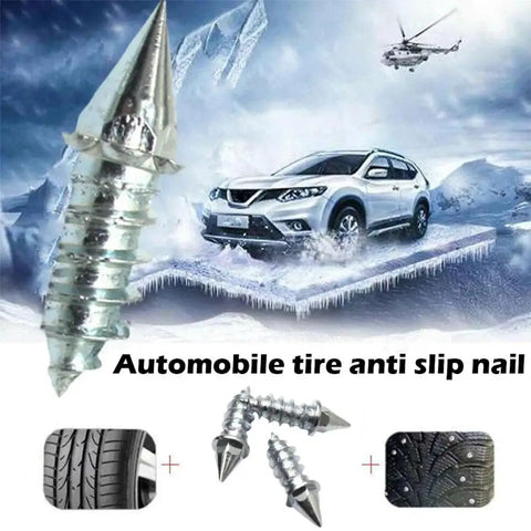 Heavy Duty Tire Studs 6Mm X 27Mm Steel Snow Spikes 100 Pack, showing individual durable tire stud for enhanced grip.