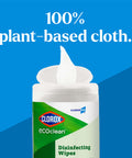 EcoClean Disinfecting Wipes Multipurpose Plant Based Formula That Kills 99.9 Percent Of Germs In Minutes, 75 count pack