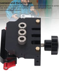 Self Centering Doweling Jig Kit For Woodworking Top Notch Professional Grade Aluminum Alloy Tool with 3 In 1 Drill Bit Locator