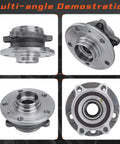 Front Wheel Hub And Bearing Assembly For Audi A3 Quattro And TT Quattro, VW Golf Jetta Passat Beetle Tiguan GTI And More