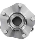 Top view of a Pair Front Wheel Bearing Hubs Assembly For Nissan Altima 2019-2023 Front Left And Right 5 Lug 4-Bolt Circle ABS Encoder Includes Two Hubs Plug N Play Ready To Install Replacement