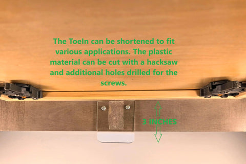 Hands Free Cabinet Door Opener Foot Pull Adhesive Toe Kick 4 Pack No Touch Access under cabinet view plastic material can be cut