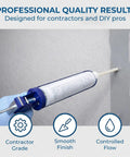 Application of 10ft Peel Paste Foundation Crack Repair Kit With Surface Ports And 300 Polyurethane Foam for wall cracks.