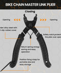 Bike Chain Repair Kit With Break Tool Master Link Pliers Chain Wear Checker And Opener Closer Remover Pliers shown