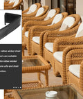 Patio Sofa Clips 4 Pack Outdoor Furniture Clamps for Rattan and Wicker Sectional Couch Connectors Secure Fasteners on chairs