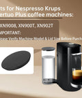Vertuo Plus Water Tank Lid Replacement For Krups Vertuo Plus Coffee Makers XN9008 XN900T XN902T shown with coffee machine