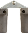 Beefy Alloy Steel Fire Rated Hinge For 2 Inch Metal Doors With 180 Minute Fire Rating Unplated Finish Heavy Duty Door Hardware Built For Tough Commercial Use, front view