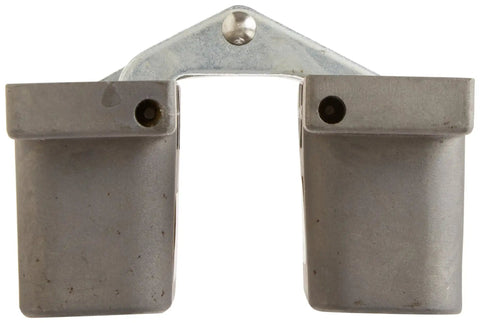 Beefy Alloy Steel Fire Rated Hinge For 2 Inch Metal Doors With 180 Minute Fire Rating Unplated Finish Heavy Duty Door Hardware Built For Tough Commercial Use, front view