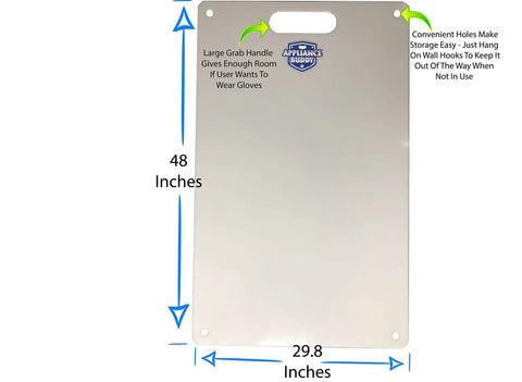 Heavy Duty Appliance Slider Mat For Effortless Moves For Refrigerators, Ovens, Washers, Dryers And More, with handle, 48x29.8 inches