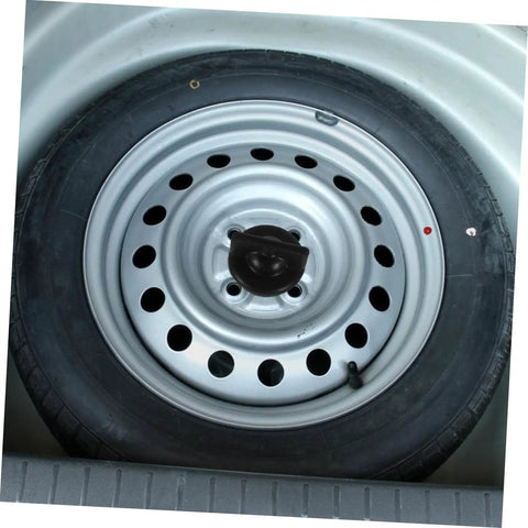 Spare Tire Bolt Hold Down Clamp For Secure Wheel Retention, Grab-And-Go Install, Heavy Duty Tire Mount Fastener in trunk