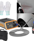 Gnarly Paintless Dent Repair Kit Knocks Out Door Dings And Hail Damage Fast With Gloves Included, featuring electromagnetic device with gloves.