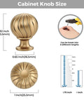 Champagne Bronze Cabinet Knobs 2 Pack Round Drawer Knobs For Dresser Kitchen Cabinets Bathroom Vanity Closet Doors 1 Inch