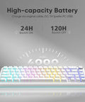 Next Level Tri Mode Wireless Mechanical Keyboard With Buttery Smooth Cnc Volume Knob Hot Swap Ready Pre Lubed Linear Switches Cozy Gasket Mount Rgb Gamer Board For Desktop Workstation Setups, showing 4000mAh battery capacity graphic.