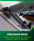 Using Pro 18 Gauge Brad Nailer For Trim And Furniture Projects Pneumatic Finish Nail Gun With Lightweight Aluminum Magazine