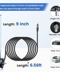 Low Profile 9 Inch AM FM Universal Antenna For Car Truck Motorcycle Boat With M6 Screw Top Or Side Mount 60 Degree Adjustable Base