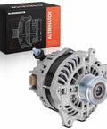 Beefed Up Heavy Duty Alternator For Subaru Forester 2014 Through 2018 12V 130A With 6 Groove Clutch Pulley Clockwise Fits 2.0L And 2.5L Engines High Output Auto Replacement shown with box packaging
