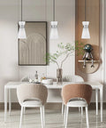3 Pack Cylindrical Pendant Lights With Frosted Glass, Modern Hanging Lamps For Kitchen Island Bar And Dining Room, Brushed Nickel Finish