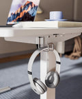 LongKe Electric Standing Desk 32X20 Inches Adjustable Height Sit Stand Desktop For Home Office ergonomic with headphones hook