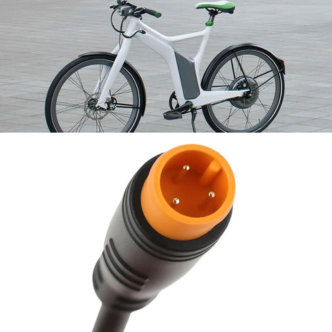 Two Pack 3 Pin Thumb Throttle Cables 150mm Length For M8 Electric Bike Sensor Style Throttle Wires Universal Fit For Most Controllers And E Bike Modules