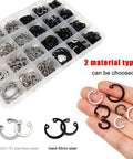 Beefy Heavy Duty Retaining Ring Kit 1000 2140 4000 Pcs 8-24mm Internal C Type Circlip Stainless Steel 304 shown with options