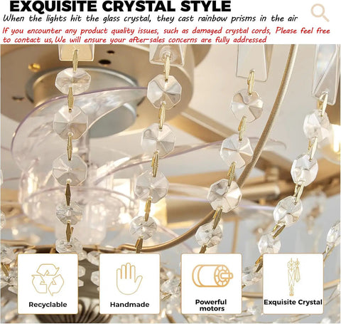 Close-up of exquisite crystal chandelier detail with decorative prisms and intricate metal fittings, showcasing a luxurious design.