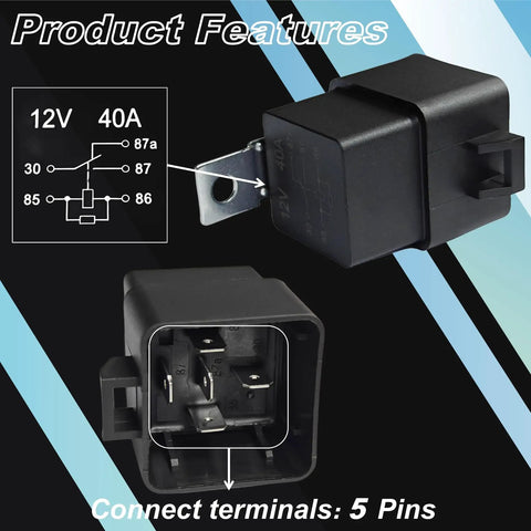 Power Trim Tilt Relay Pair For Mercury Mariner Force Outboard 20 To 300 HP And Johnson Evinrude OMC Sterndrive 12V Replacement
