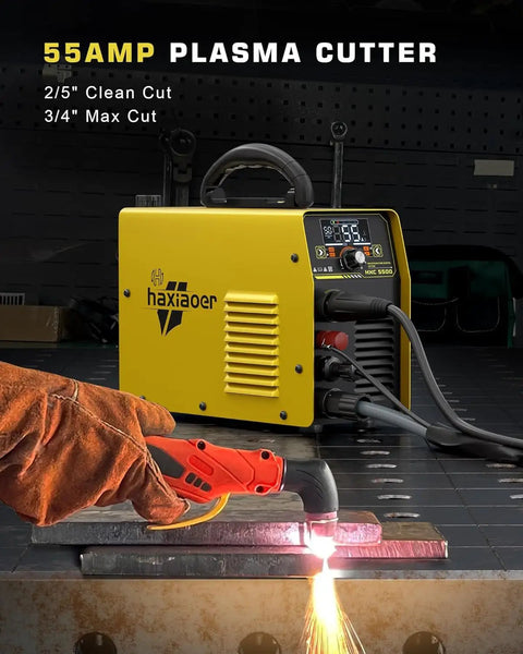 Beefy Pro Grade Plasma Cutter With Large LED Display Non Contact Arc High Frequency Plasma Cutting Equipment in action